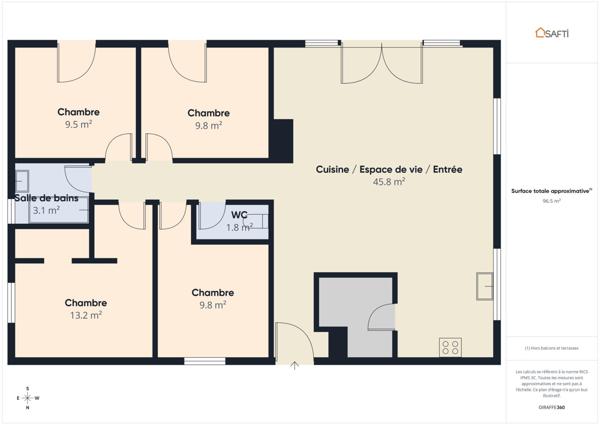 Confort moderne et faibles charges pour cette maison bois familiale idéalement située