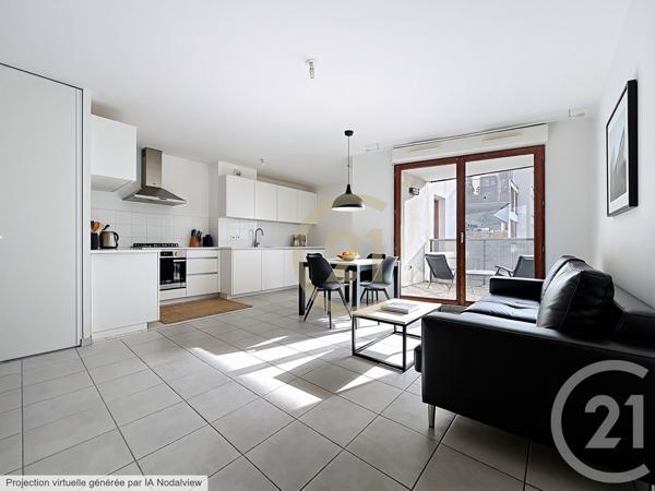 Appartement F3 à vendre  3 pièces - 60,45 m2 CERGY - 95