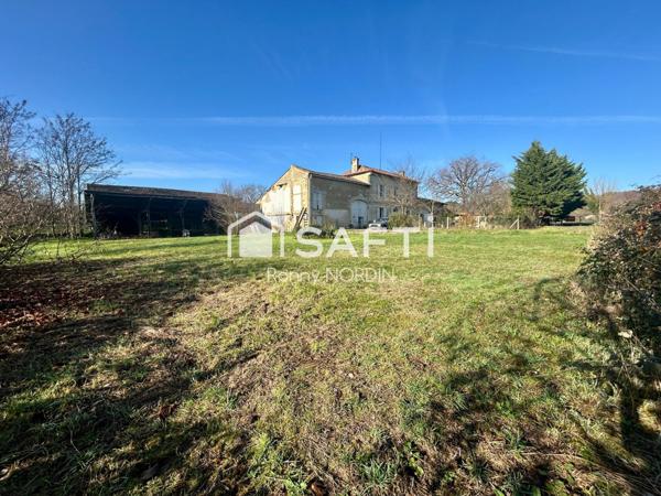 Maison en pierre type Girondine de 143 m2 - 4 chambres