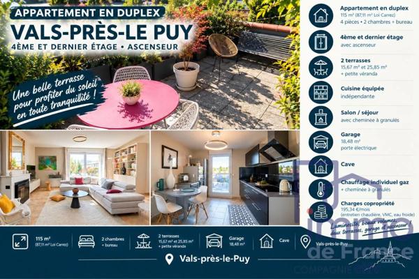 Appartement à vendre au Puy-en-Velay (43000)