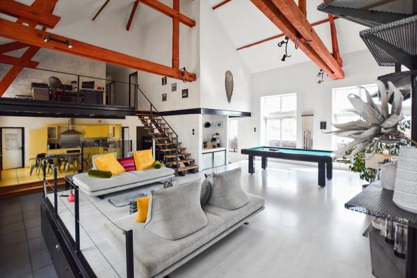 Maison d'habitation +deux appartements locatifs avec terrain de 2455 m2