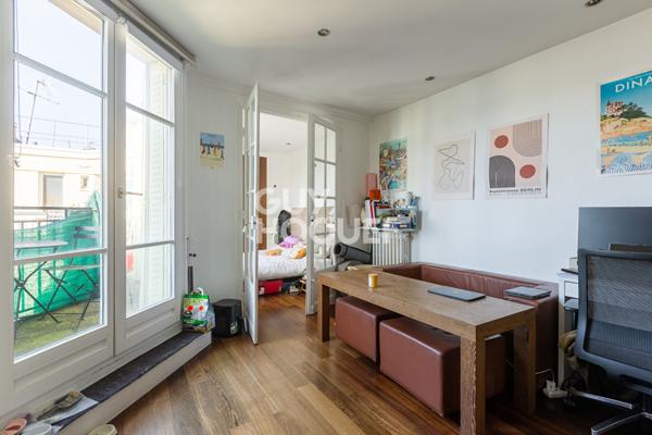 Appartement Paris 15 - 2 pièces 28.51 m2 + Balcon - Dernier étage