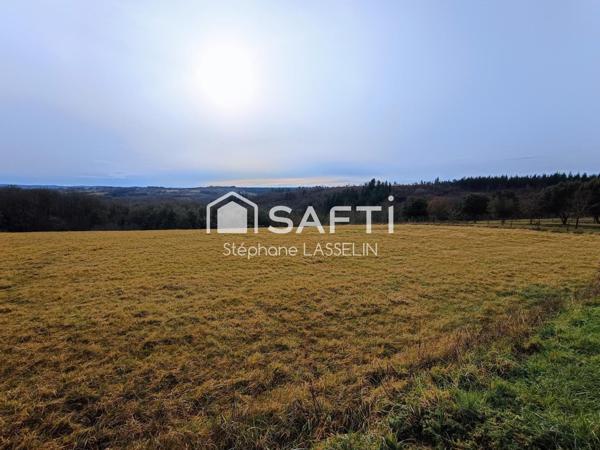 Terrain constructible sur la commune du ROC 46 avec CU et réseaux à proximité