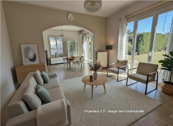 Maison familiale 6 pièces à Herblay (Les Courlains) avec studio indépendant et 2 garages.