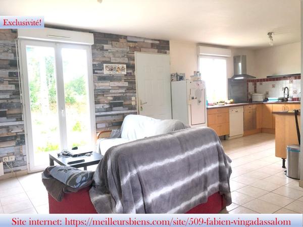 MAISON CONTEMPORAINE DE 117M2 - 2810M2 DE TERRAIN AVEC GARAGE BUANDERIE ET GRENIER