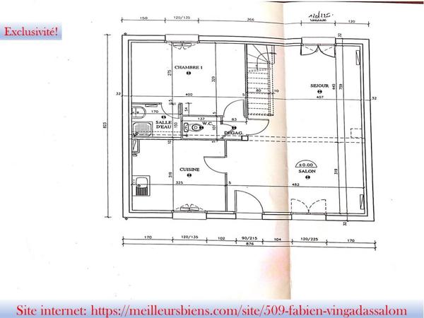 MAISON CONTEMPORAINE DE 117M2 - 2810M2 DE TERRAIN AVEC GARAGE BUANDERIE ET GRENIER
