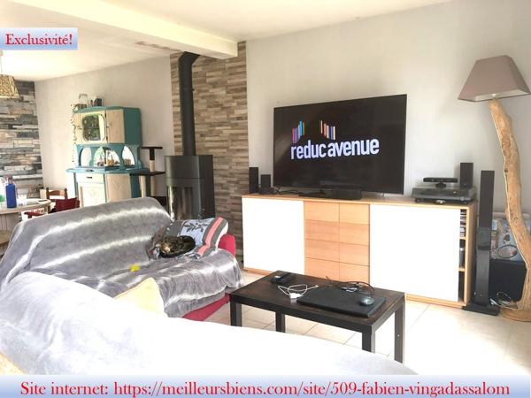 MAISON CONTEMPORAINE DE 117M2 - 2810M2 DE TERRAIN AVEC GARAGE BUANDERIE ET GRENIER