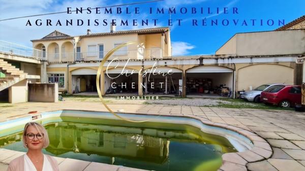 ENSEMBLE IMMOBILIER - SAINT LAURENT D'AIGOUZE (30)