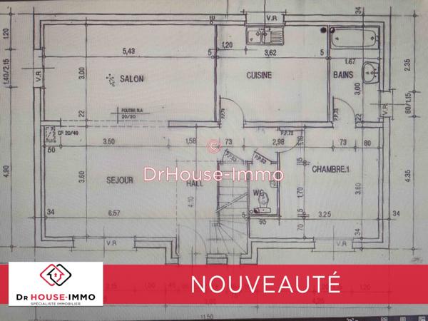 Maison à vendre 6 pièces de 130 m²