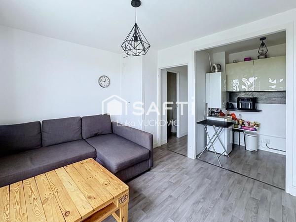 Studio 24m2 avec parking et cave, idéal investisseur