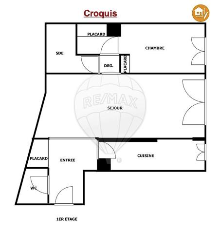 Appartement  en vente - Villette