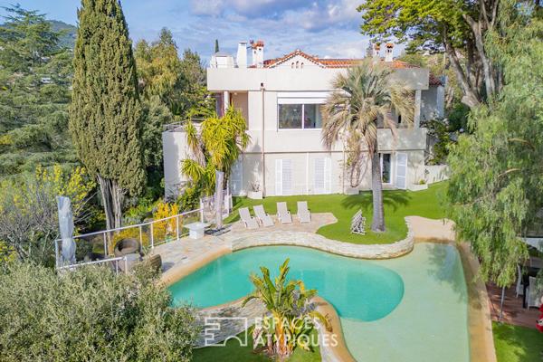 Villa d’architecte vue mer et plages à pied