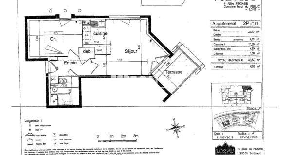 Location Appartement 2 pièces 43.5 m² - Lons 64140