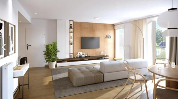 Dpt Meurthe et Moselle, NANCY appartement T3 de 69 m² R+3 avec ascenseur balcon 9,10 m² et place de parking