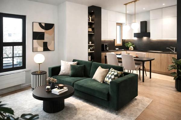 Appartement à vendre 2 pièces 45m² Anzin-Saint-Aubin (62223)