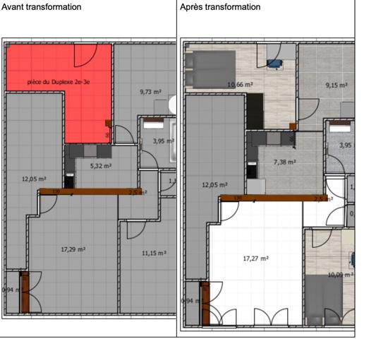 appartement T3/65m2 centre ville de Figeac (à rénover)
