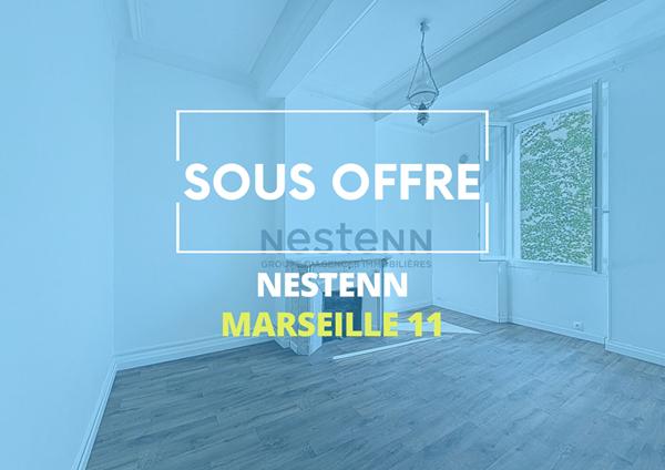 Appartement  T2 de 27m2 au 2e etage SANS ASCENSEUR - Rue SENAC 13001 Marseille