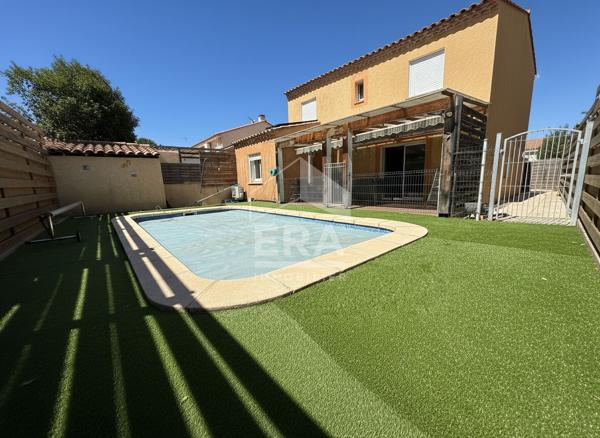 Cabestany - La Colline : Maison 3 Faces avec piscine et garage à vendre