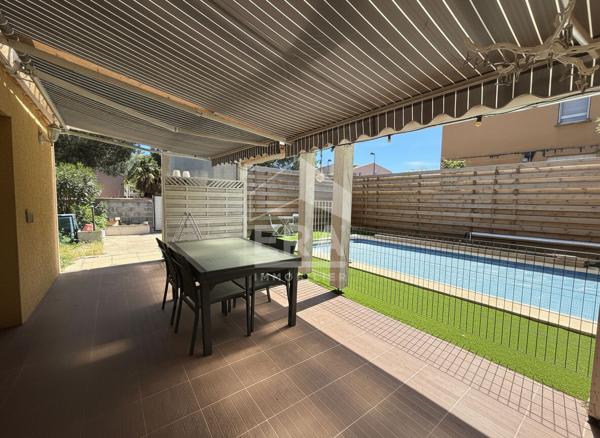 Cabestany - La Colline : Maison 3 Faces avec piscine et garage à vendre