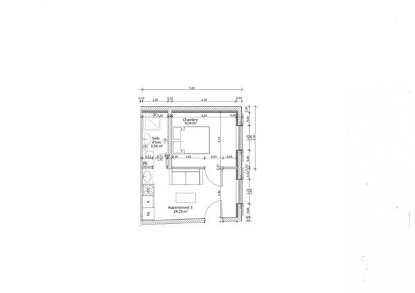 Appartement 3 pièces de 67 m² à Saintes (17100)