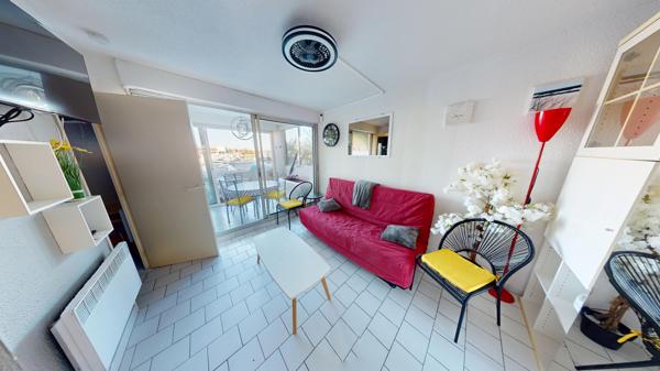 LOCATION JUSQU'A FIN JUIN - Très bel appartement vue mer 35m² - Frontignan Plage