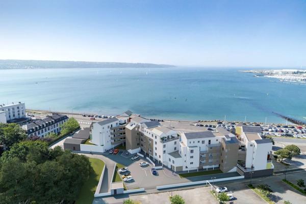 Dpt Finistère (29), à vendre BREST Moulin Blanc Vue Rade appartement T5 de 112.29m² Terrasse 44m²
