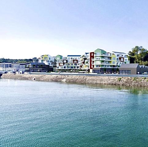 Dpt Finistère (29), à vendre BREST Moulin Blanc Vue Rade appartement T5 de 112.29m² Terrasse 44m²