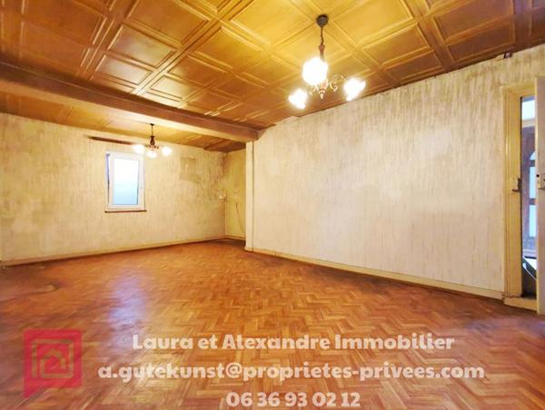 Vente maison 3 pièces d'environ 85 m2 + cour + grange + jardin