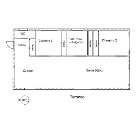 Maison 3 pièces - 99 m² Exclusivité efficity