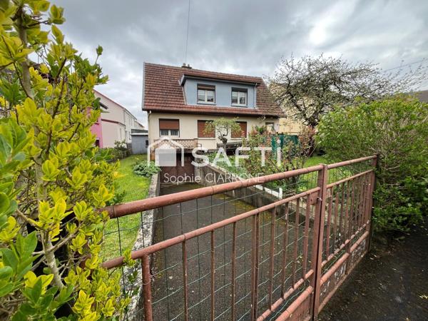 MAISON INDIV. 118M2 ENV., GARAGE/JARDIN, AU CALME ABSOLU !