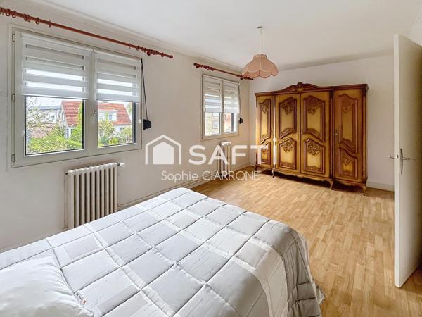 MAISON INDIV. 118M2 ENV., GARAGE/JARDIN, AU CALME ABSOLU !