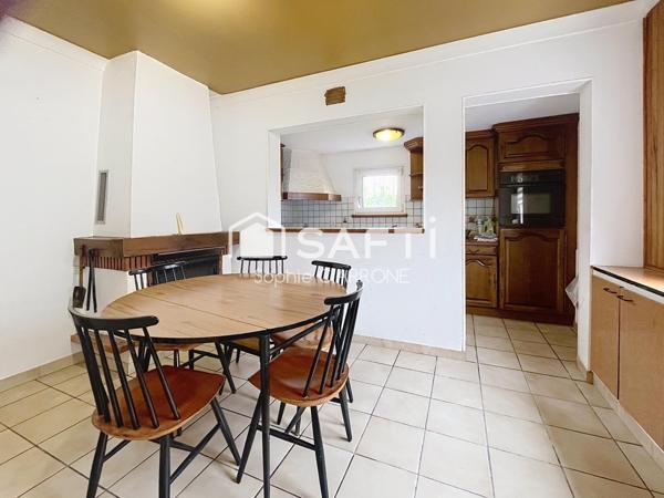 MAISON INDIV. 118M2 ENV., GARAGE/JARDIN, AU CALME ABSOLU !