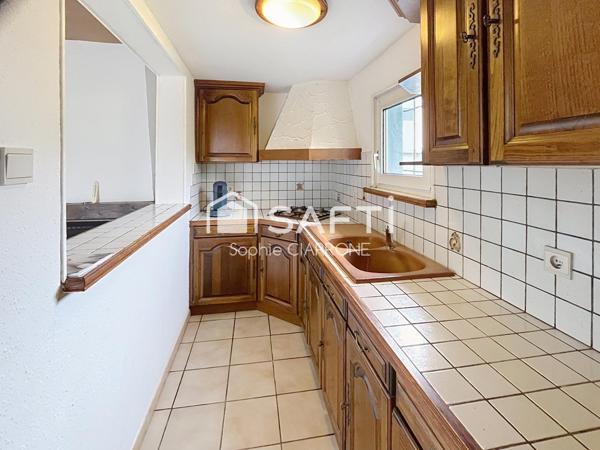 MAISON INDIV. 118M2 ENV., GARAGE/JARDIN, AU CALME ABSOLU !