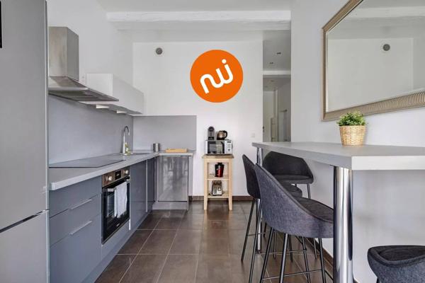 CALUIRE - Superbe T2 meublé 47.25m² vue Rhône + balcon