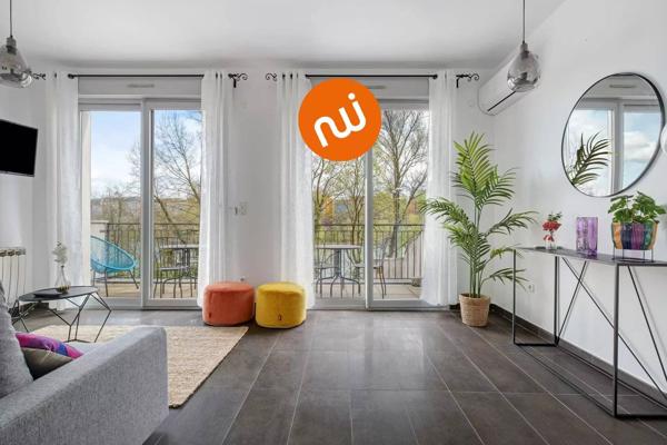 CALUIRE - Superbe T2 meublé 47.25m² vue Rhône + balcon