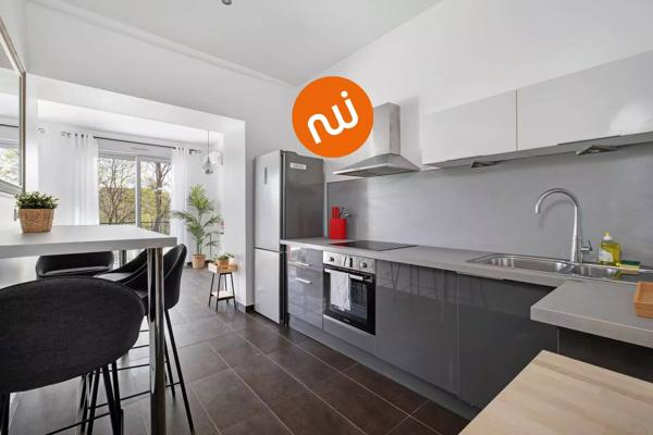 CALUIRE - Superbe T2 meublé 47.25m² vue Rhône + balcon