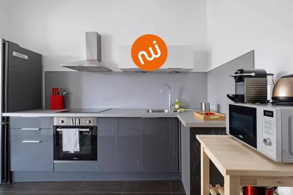 CALUIRE - Superbe T2 meublé 47.25m² vue Rhône + balcon