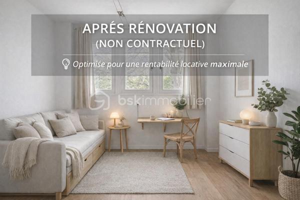 Chambre de service de 9,12 m²