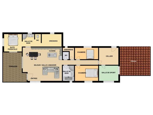 Villas 135 m² à Châtellerault 86100