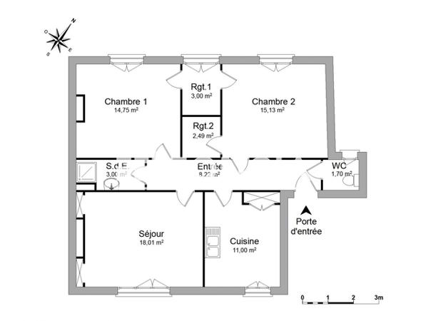 Location Appartement 3 pièces 77.3 m² - 17 RUE VICTOR CHABOT Limoges 87000