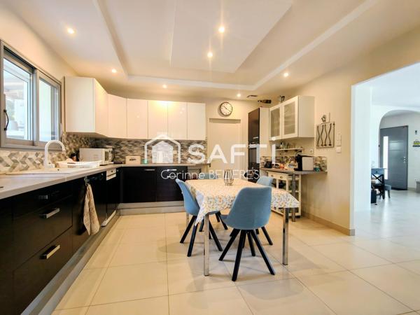 A vendre maison avec 4 chambres - terrain avec piscine - 1 logement indépendant