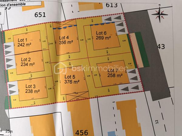 Terrain de 356 m²