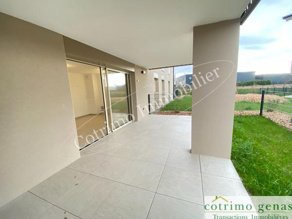 GENAS Appartement 3pièces 62,50m²+Terrasse+jardin