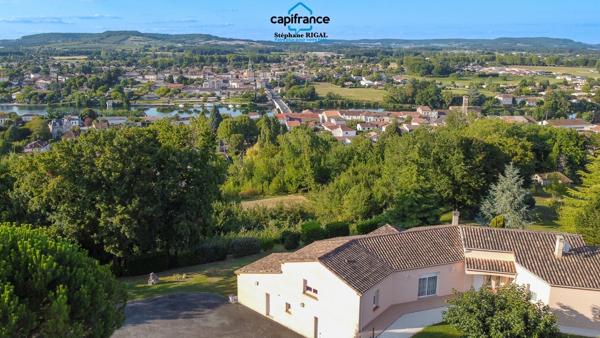 Propriete à vendre 6 pièces PENNE D'AGENAIS (47) Maison de 175m2 habitables + sous-sol sur 5245m2 de terrain