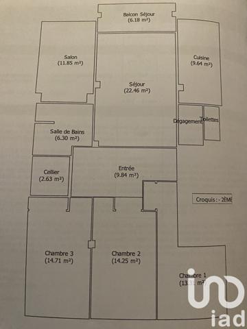 Appartement 5 pièces de 108 m² à Carcassonne (11000)