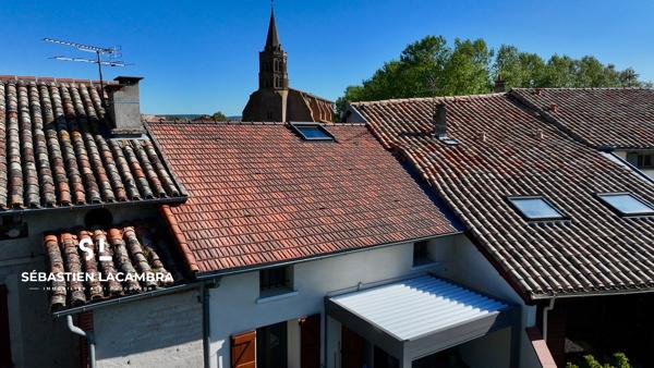 Lisle-sur-Tarn (81310) Maison de charme 8 pièces – Rénovation haut de gamme – Garages, atelier & jardin – Cœur de Lisle-sur-Tarn