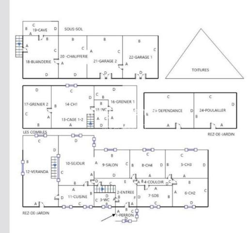 Maison à GOURNAY-EN-BRAY, 76220 - 6 pièces 110m²