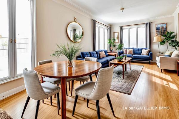 Dpt Yvelines (78), à vendre TRAPPES appartement T5 (4 chambres - 2 salles de bains) de 106,59 m² et terrasse 93 m²