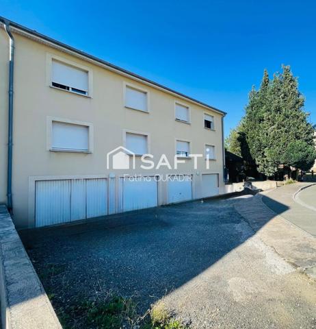 À VENDRE – AU 2EME ÉTAGE SPACIEUX APPARTEMENT 110M2 / INVESTISSEMENT LOCATIF AVEC RENTABILITÉ IMMÉDIATE  + JARDIN + 2 GARAGES – GANDRANGE (57175)