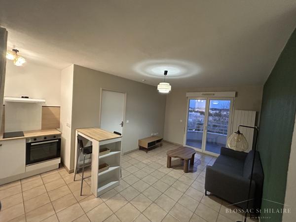 POITIERS, BOULEVARD SAINT JUST, T2 MEUBLE AVEC PARKING ET BALCON